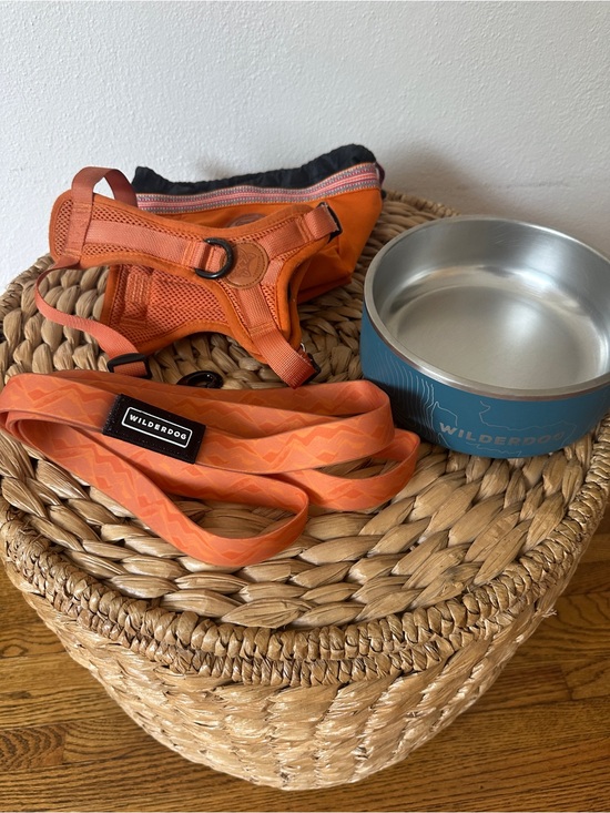 Wilderdog Other - Wilderdog Premium Outdoor Dog Gear Bundle Set - Orange/Blue - Size Small
